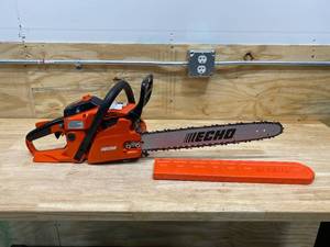 lot 116 image: ECHO 18 in. 40.2 cc Gas 2-Stroke Cycle Chainsaw