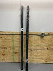 lot 119 image: DESIGN HOUSE Lot of 2-  Black Lamp Posts with Cross Arm