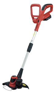 lot 123 image: POWERSMART 20-Volt Lithium-Ion Cordless Handheld String Trimmer 1.5 Ah Battery and Charger Included