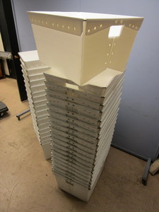 TOTE BINS, MAIL-STYLE, DURABLE