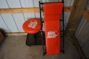 Torin Big Red Mechanics Chair and Creeper
