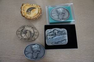 5 Yellowstone Belt Buckles