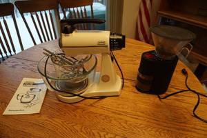 Old Sunbeam Mixmaster Mixer  Coffee Grinder