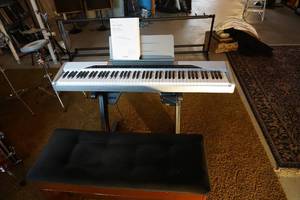 Ultimate Stand with Casio Organ  Cushioned Bench