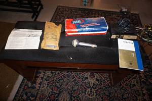 Shure Vintage NOS Sphere-O-Dyne Microphone  Nady 442  4 Channel VHF Wireless DidiTRU Diversity Microphone System