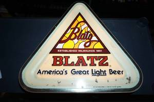 Vintage Blatz Sign