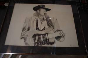 Stevie Ray Vaughan Hand Drawn Picture