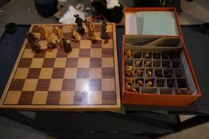 Plastic Chess Board with Pieces