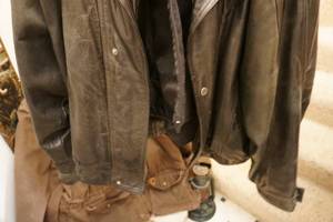 Wilsons Black Leather Jacket 2XL