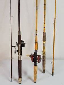 lot 17 image: (3) Fishing Poles Lot
