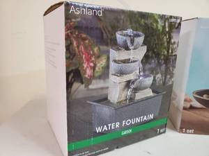 lot 101 image: (2) Table Top Water Fountains New In Box