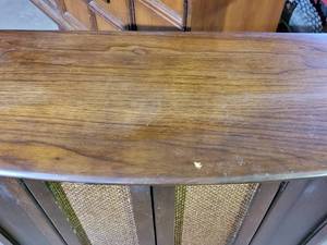 lot 194 image: Retro 70s Wooden Accent Stand