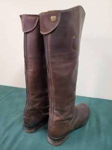 lot 219 image: Pair of Womens Brown Riding Boots Size 11M