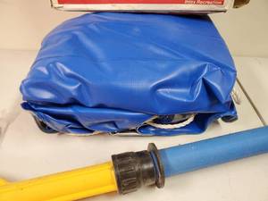 lot 262 image: Two-Person Inflatable  Boat with Paddles