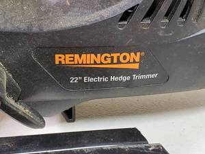 lot 263 image: Weed Sprayer & Remington Electric Hedge Trimmer