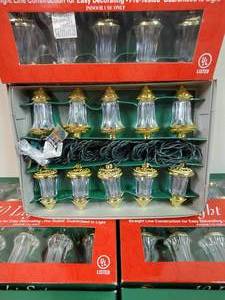 lot 275 image: Christmas Straight Line Decor Lights Lot