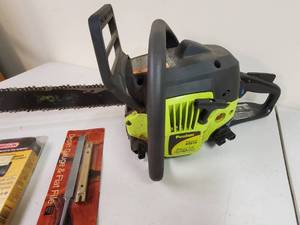 lot 277 image: Poulan Gas Powered Chain Saw Model P3314