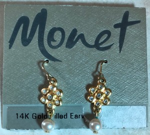 lot 24 image: Monet Earrings