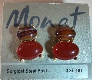 lot 26 image: Monet Earrings