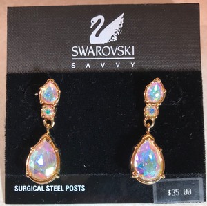 lot 39 image: Swarovski Savvy - Earrings