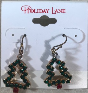lot 53 image: Holiday Lane Ear Rings