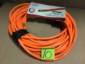 lot 10 image: 38 in. x 100 ft. PVC Air Hose by Husky &nbspin good condition 