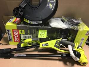 lot 18 image: ONE 18-Volt Lithium-Ion Cordless Battery Electric String TrimmerEdger (Tool Only)
