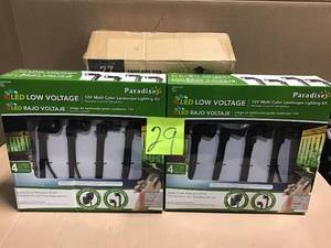 lot 29 image: Multi Color LED Nano Spot Light (4-Pack) &nbspin good condition 
