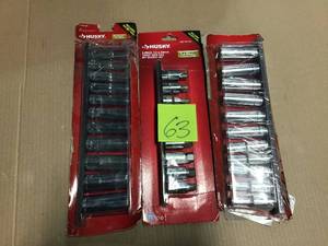 lot 63 image: 12 in. Drive Torx and Hex Bit Socket Set (9-Piece) by Husky &nbspin good condition 