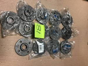 lot 81 image: 34 in. FPT Black Iron FPT Floor Flange &nbspin good condition 