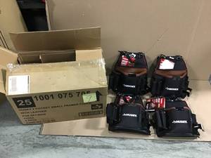 Husky 2 Pocket Small Framer Pouch with Leather 4 pack  (See Pictures) in good condition