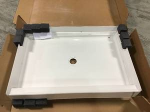 Aquatic Shower Bases 48 in. x 34 in. Single Threshold Shower Base in White PAN4834-AW NOT USED