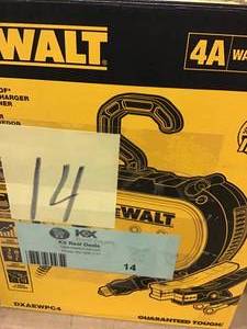 Dewalt DXAEWPC4 4 Amp Professional Waterproof Battery Charger Open Box