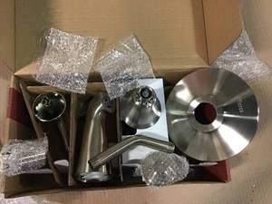 Weller 1-Handle Tub and Shower Faucet Trim Kit in Brushed Nickel (Valve Not Included) in good condition