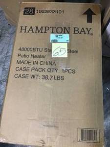 48000 BTU Stainless Steel Patio Heater in good conditon