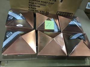 Lot of Posts Caps not used