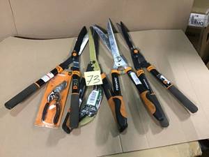 small lot of Fiskers 34 in. Forged Steel Hand Pruner in good  condition