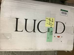 LUCID 2, 3, 4 INCHCooling Gel Memory Foam Mattress Topper Full, Queen, King in good condition
