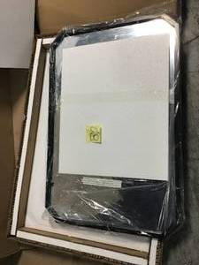 Medium Octagonal Black Beveled Glass Classic Accent Mirror (36 in. H x 24 in. W) in good condition