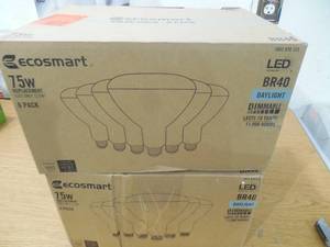 lot 96 image: 75-Watt Equivalent BR40 Dimmable LED Light Bulb Daylight (12-Pack)