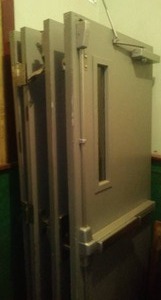 4 exterior fire rated doors.