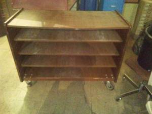 5 shelf rolling cart - great design.