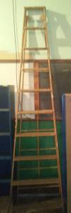10 foot step ladder great condition.