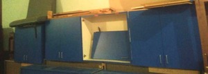 4 upper cabinets 30 x 30 x 12 each.