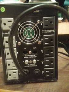 Backup Power Source and Surge Protection.