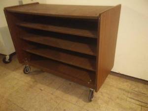 5 shelf rolling cart - great design.