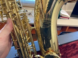Baritone Sax Saxophone Yamaha.