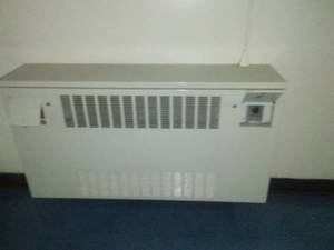 Electric Entryway Heater with controls by Rittling.
