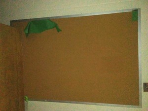 Black Board, White Board (2) and Bulletin Board