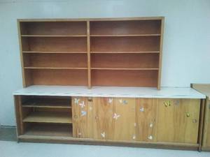 Base Cabinets and Upper Shelves